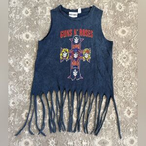 Guns N' Roses Fringe Tank Top